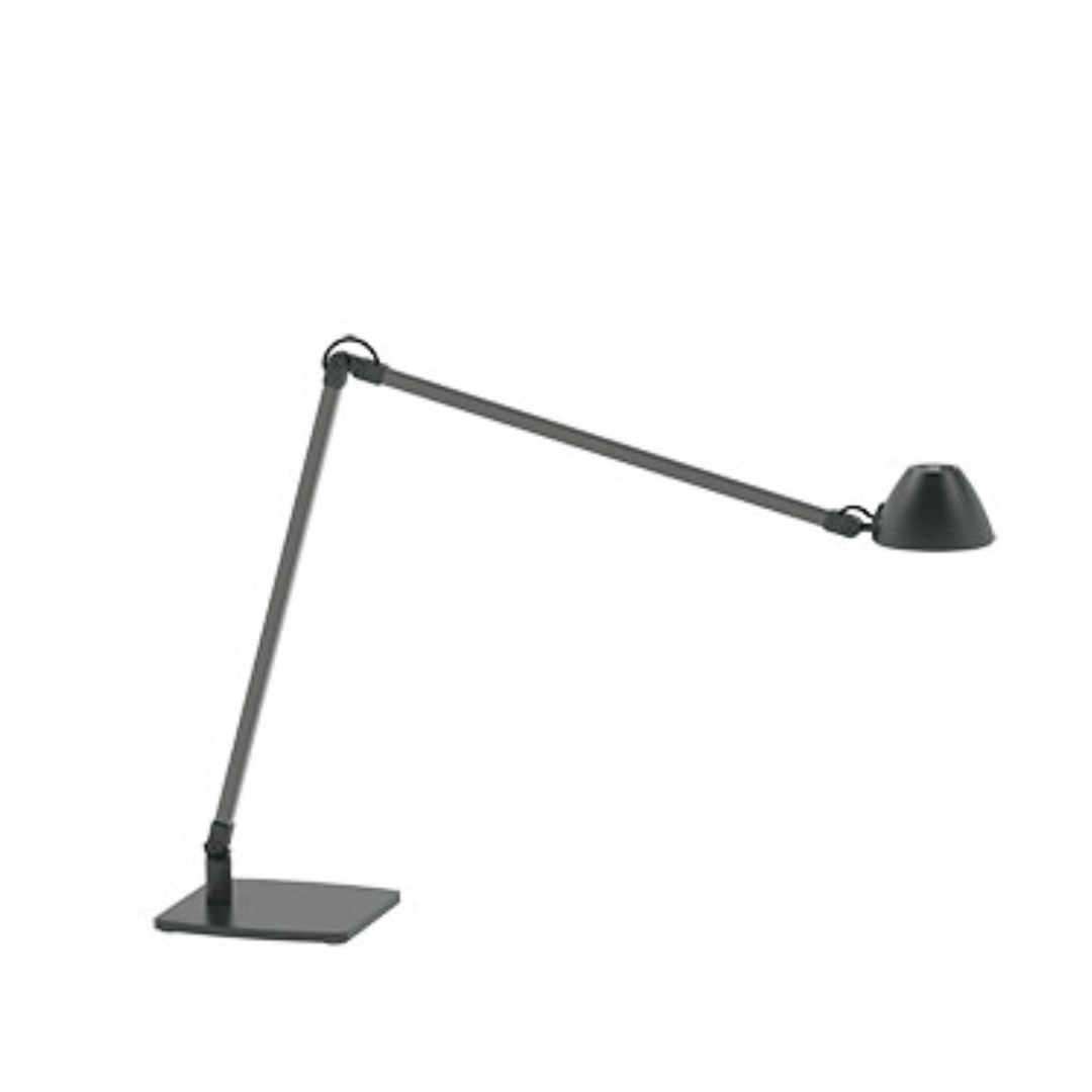 Schreibtischlampe Waldmann Lucio, mit LED mit Standfuß, 295 Lumen / 4 W, dimmbar, schwarz